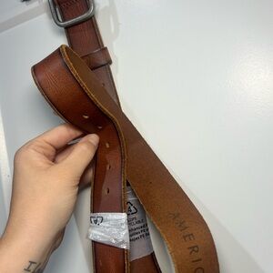 American Eagle Outfitters Brown Leather Belt Size 34